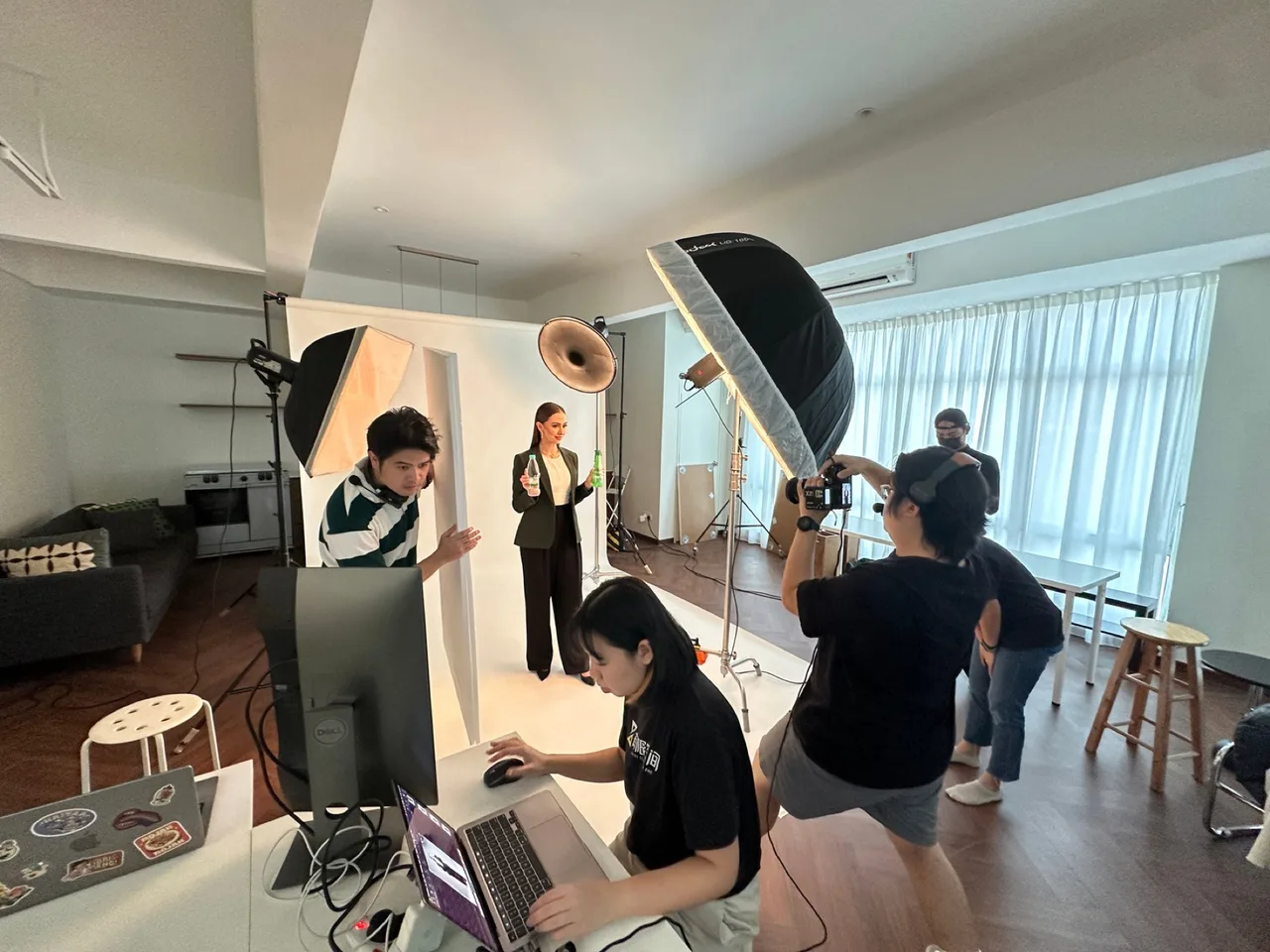 Studio portrait photoshoot